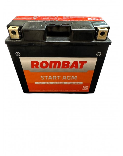 Baterie moto AGM Rombat 12V 10Ah 110A RT12B-BS-C scuter, atv